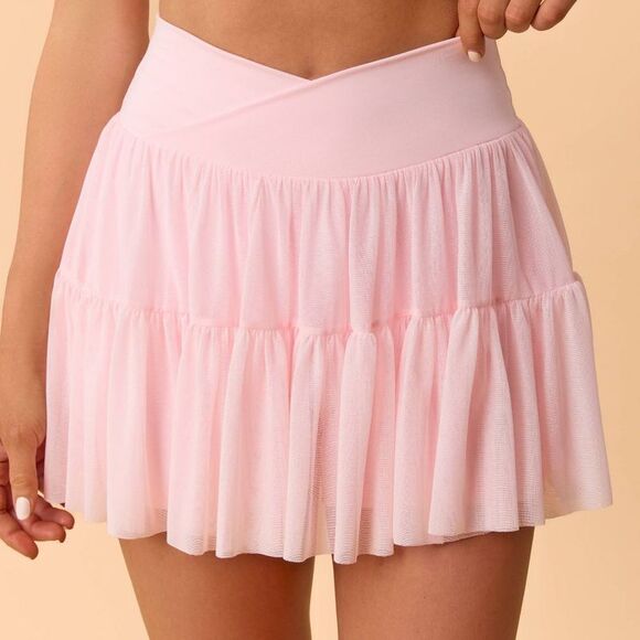 Open Box - Blogilates -  Women's Ballerina Skort - Li Light Pink - Picture 5 of 5